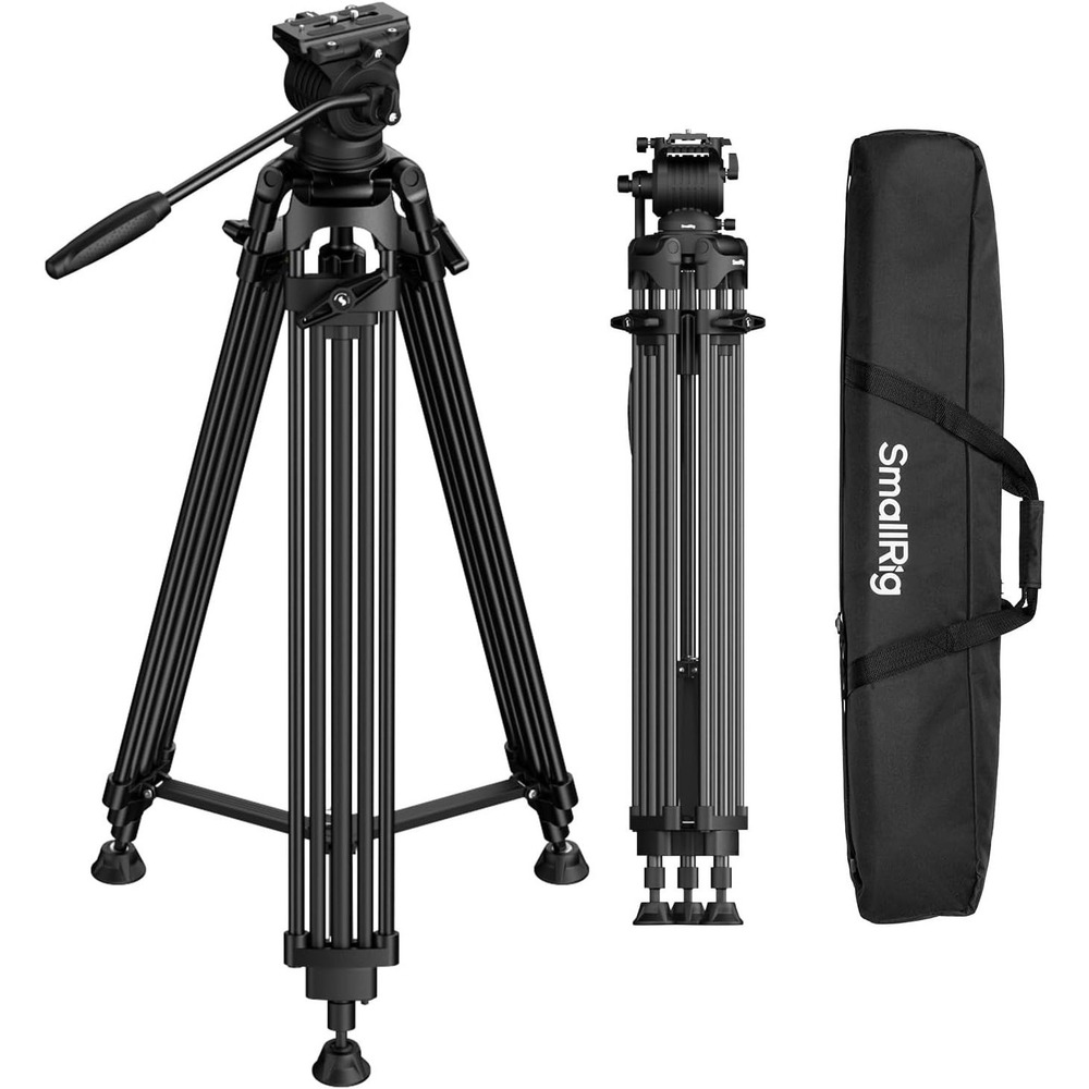 SmallRig FSD14 FreeSpeed 74" Video Tripod 360 Fluid Head 75mm Bowl Manfrotto